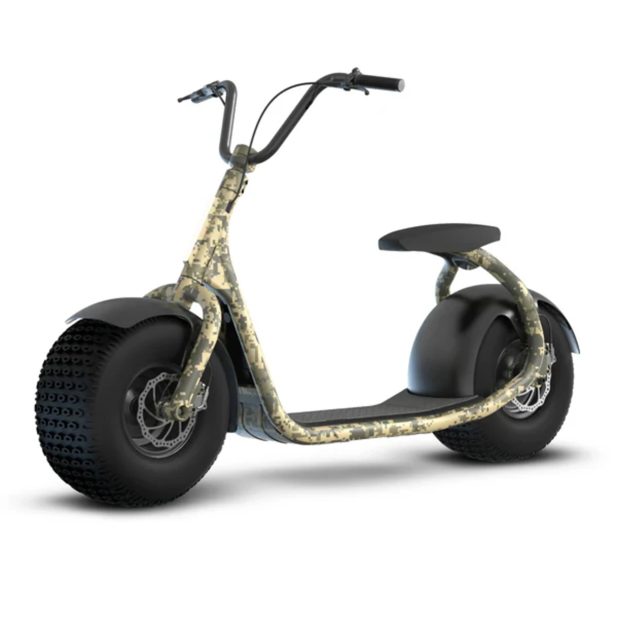 Camouflage KAASPEED K1S electric scooter, side profile view