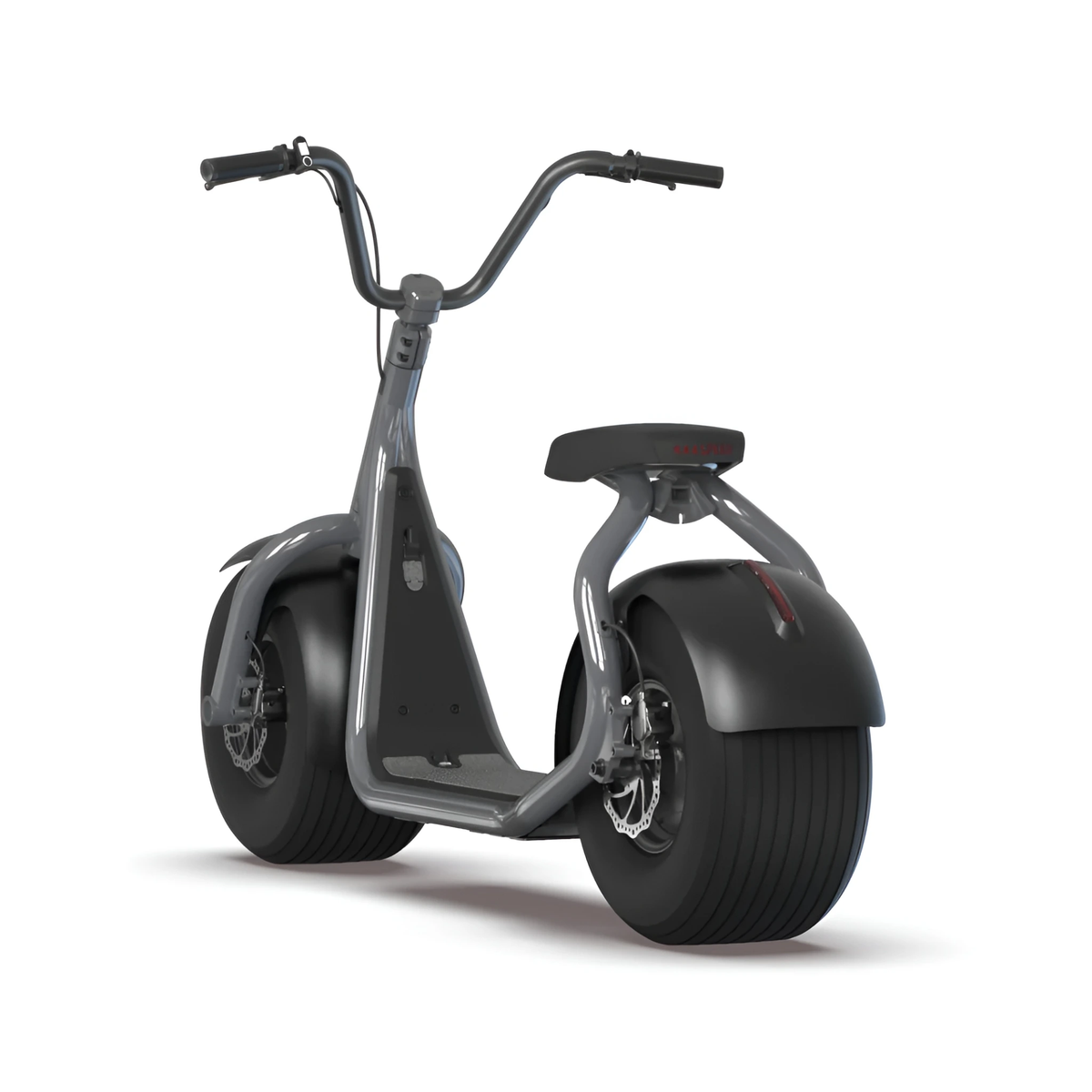 Grey KAASPEED K1S electric scooter, front three-quarter view