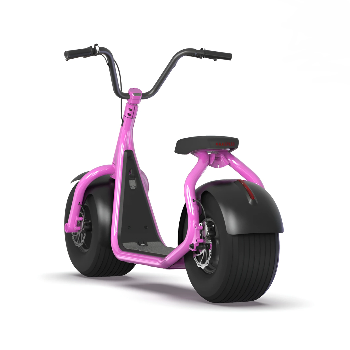Pink KAASPEED K1S electric scooter, front three-quarter view