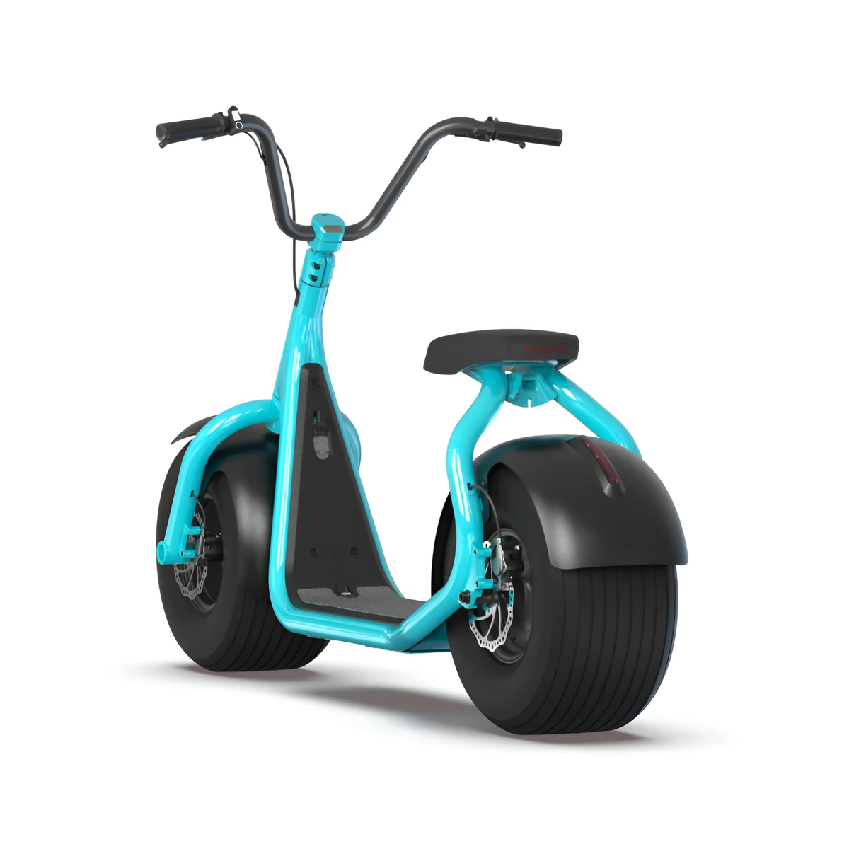 Turquoise KAASPEED K1S electric scooter, front three-quarter view