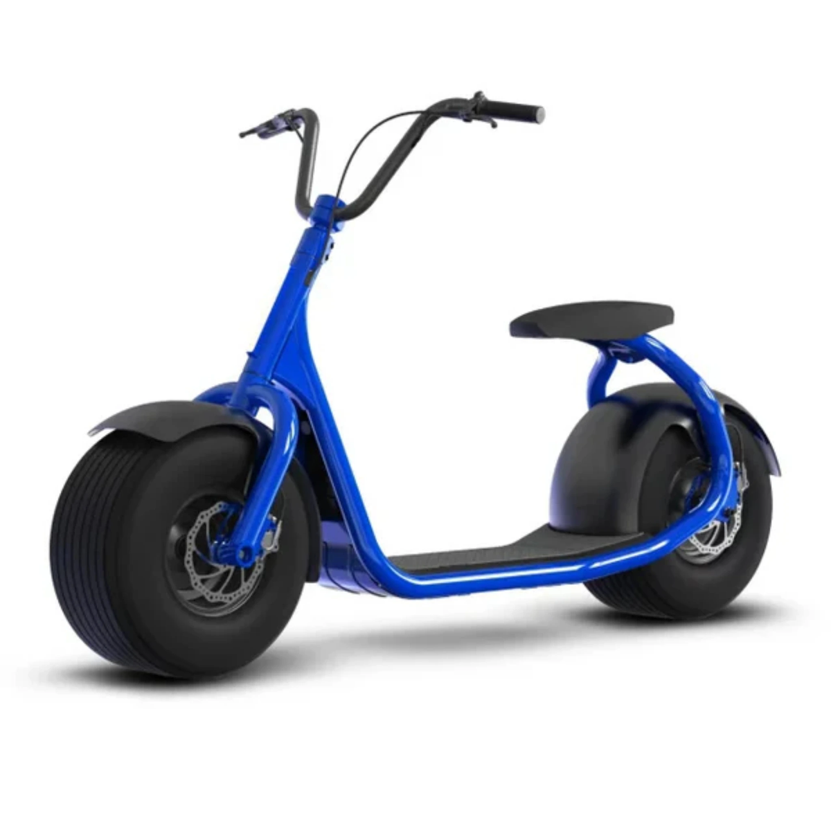 Dark Blue KAASPEED K1S electric scooter, side profile view