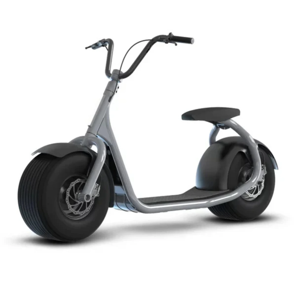 Grey KAASPEED K1S electric scooter, side profile view