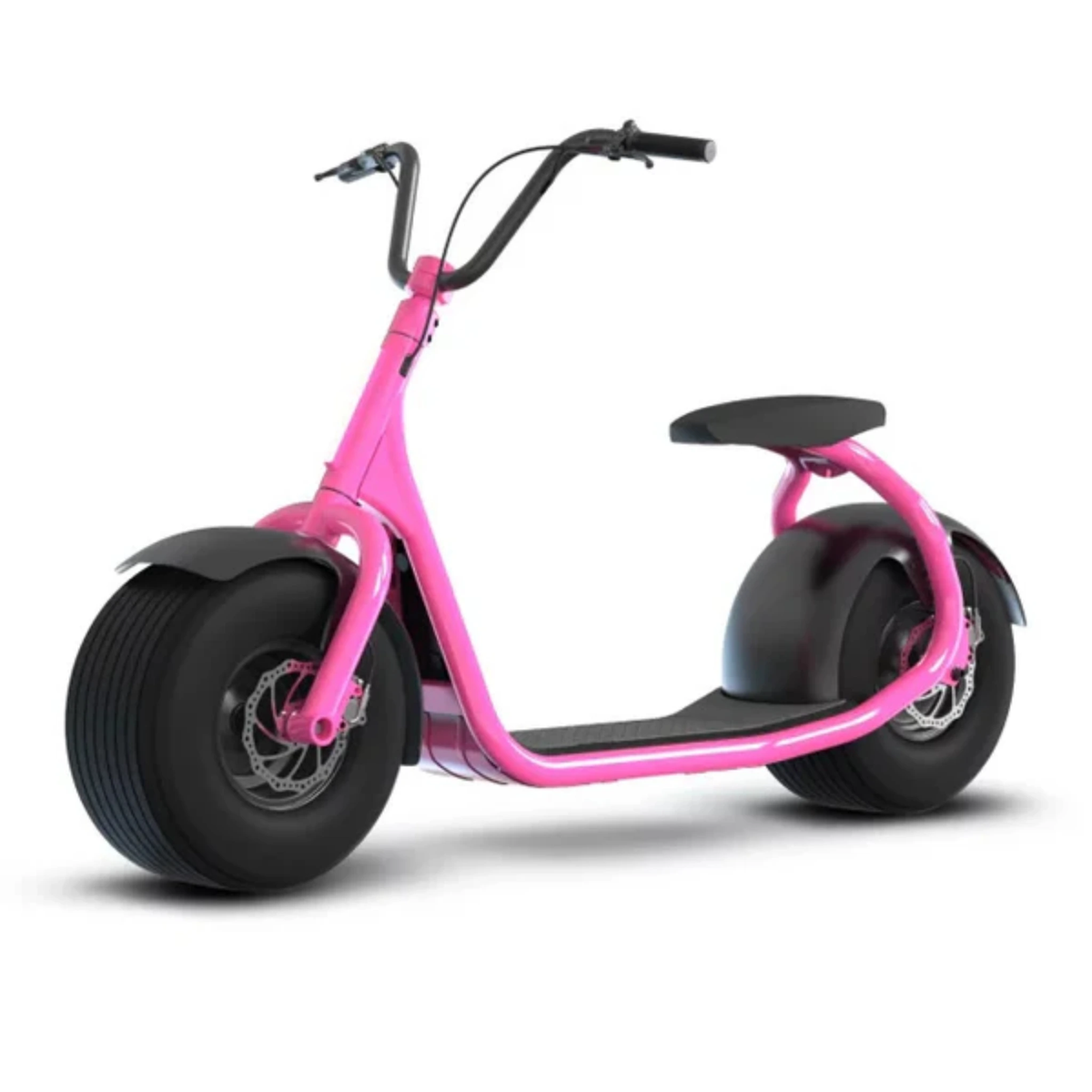 Pink KAASPEED K1S electric scooter, side profile view