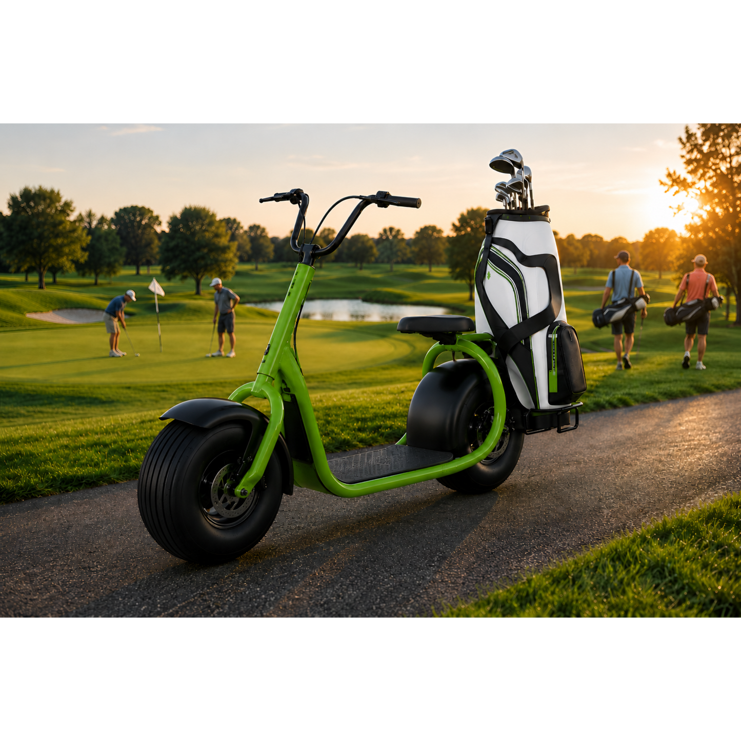 Golf Rack & Small Cooler for KAASPEED Scooter