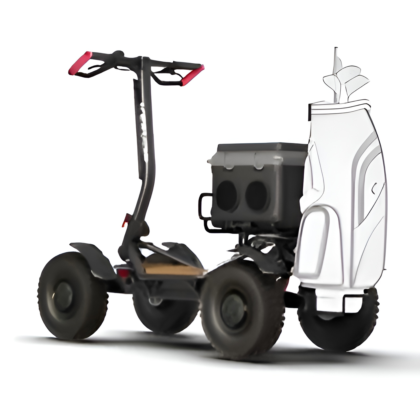 Golf Rack + Large Portable Cooler Box & Cusion Pack for VEEHOP Scooter