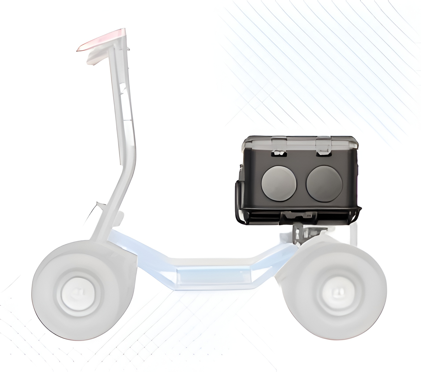 Large Portable Cooler, Cusion & Cargo Rack for VEEHOP Scooter