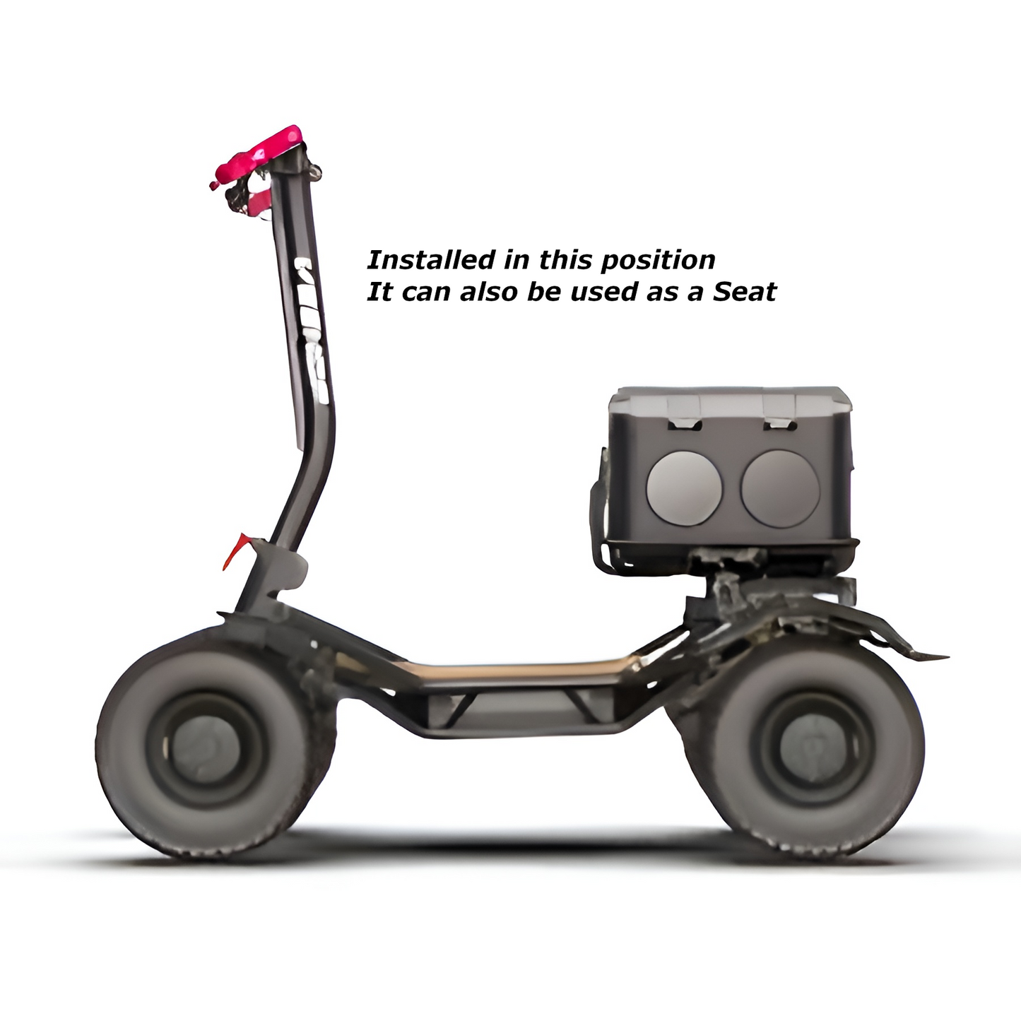 Large Portable Cooler, Cusion & Cargo Rack for VEEHOP Scooter